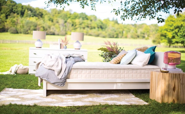 Naturepedic sources their certified organic cotton filling from a cooperative of US growers, supporting American small farms.