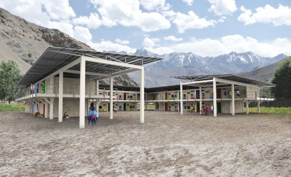 Kids of Kathmandu_Courtyard Scheme_Full View_SHoP Architects PC