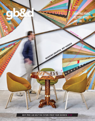 GBD45-Cover gb&d magazine for leaders in green building