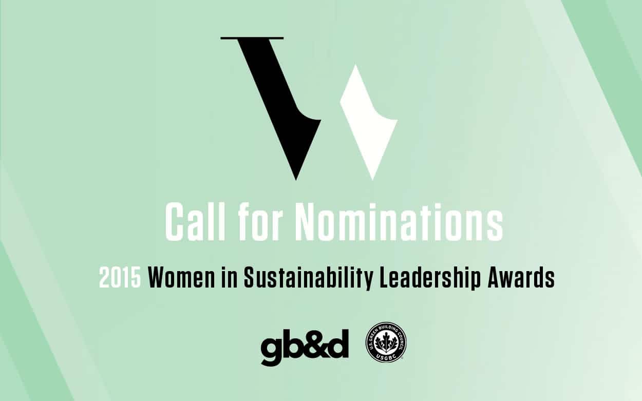 Call for Nominations: gb&d Women in Sustainability Leadership Awards