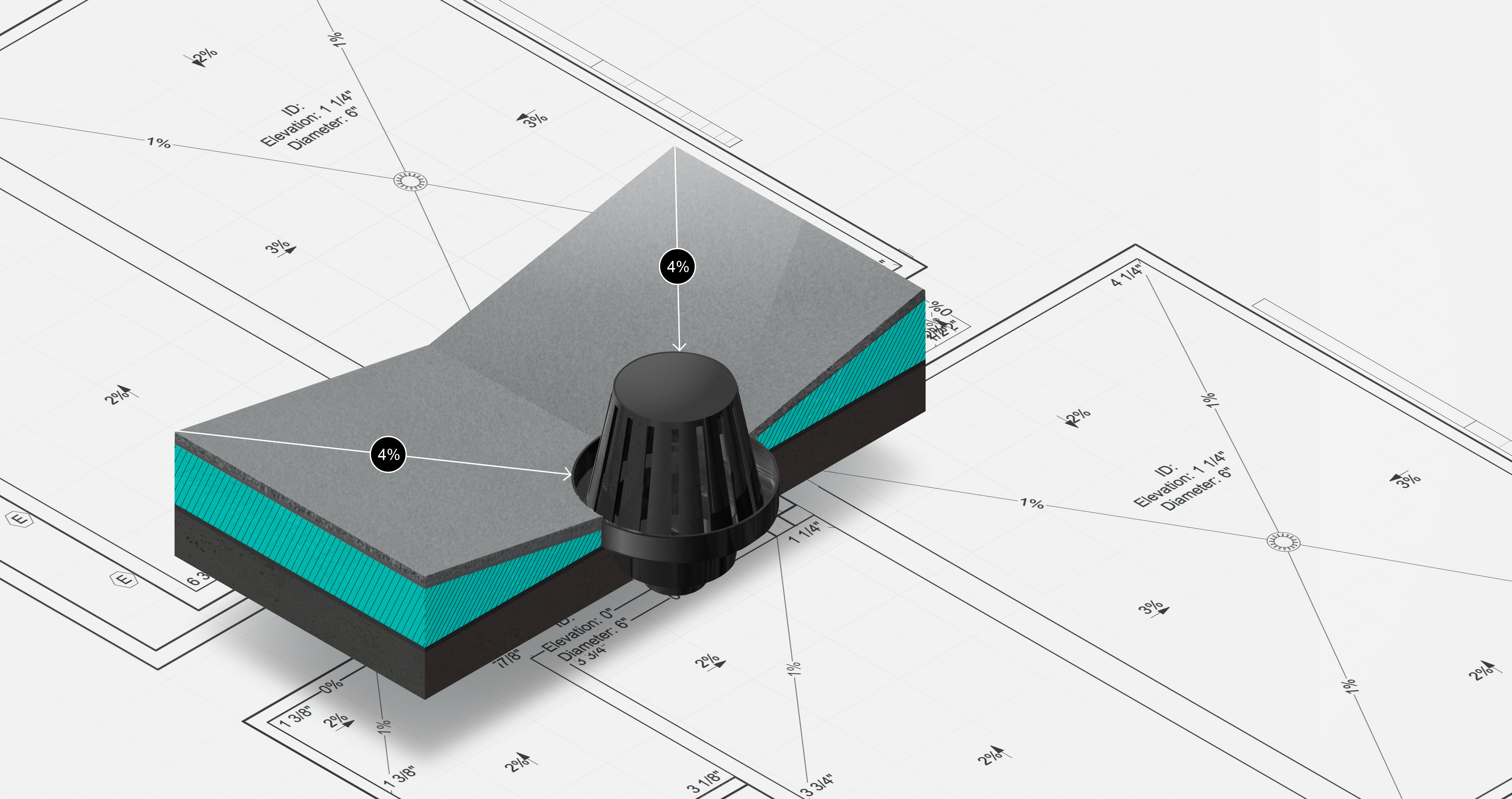 Vectorworks Slab Drainage Tool