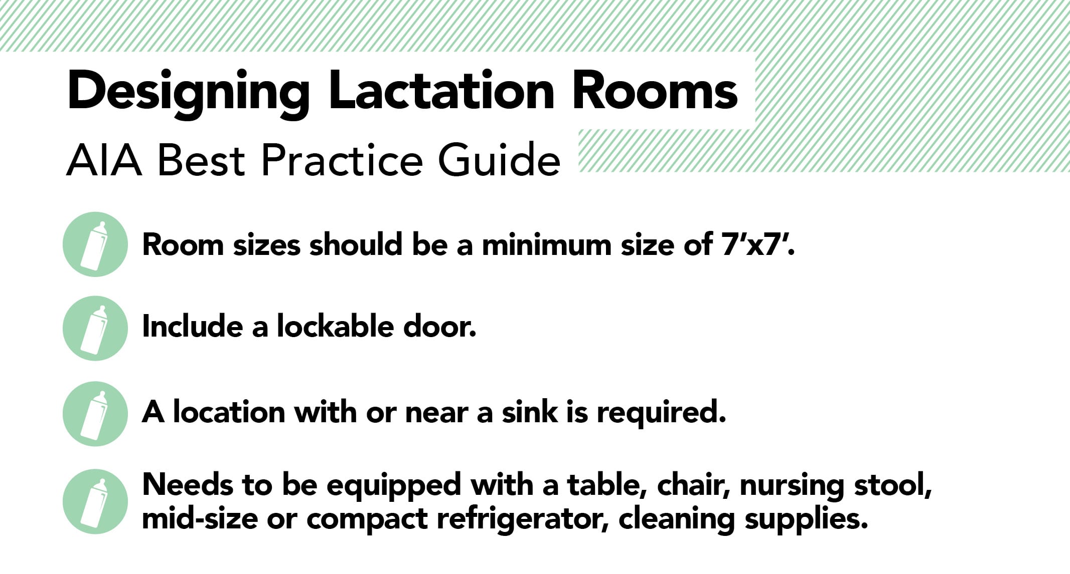 lactation room infographic