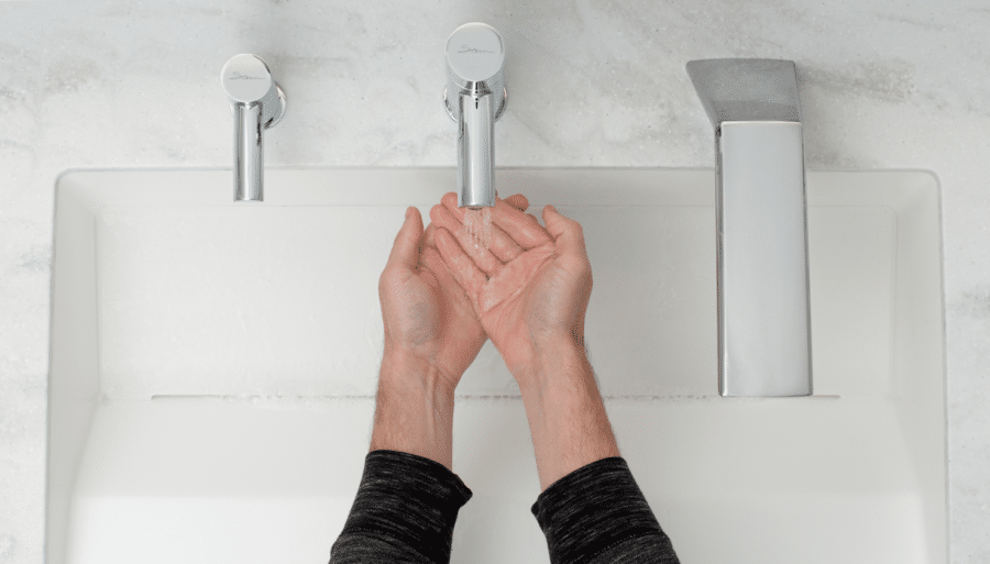 XLERATOR® Hand Dryers Integrated Sink System
