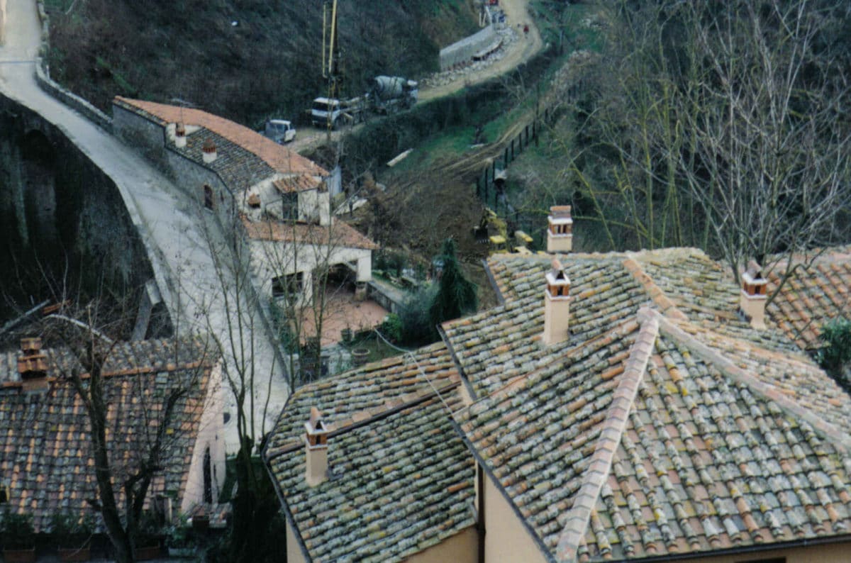 Il Borro 1997 Tuscan hotel roofs