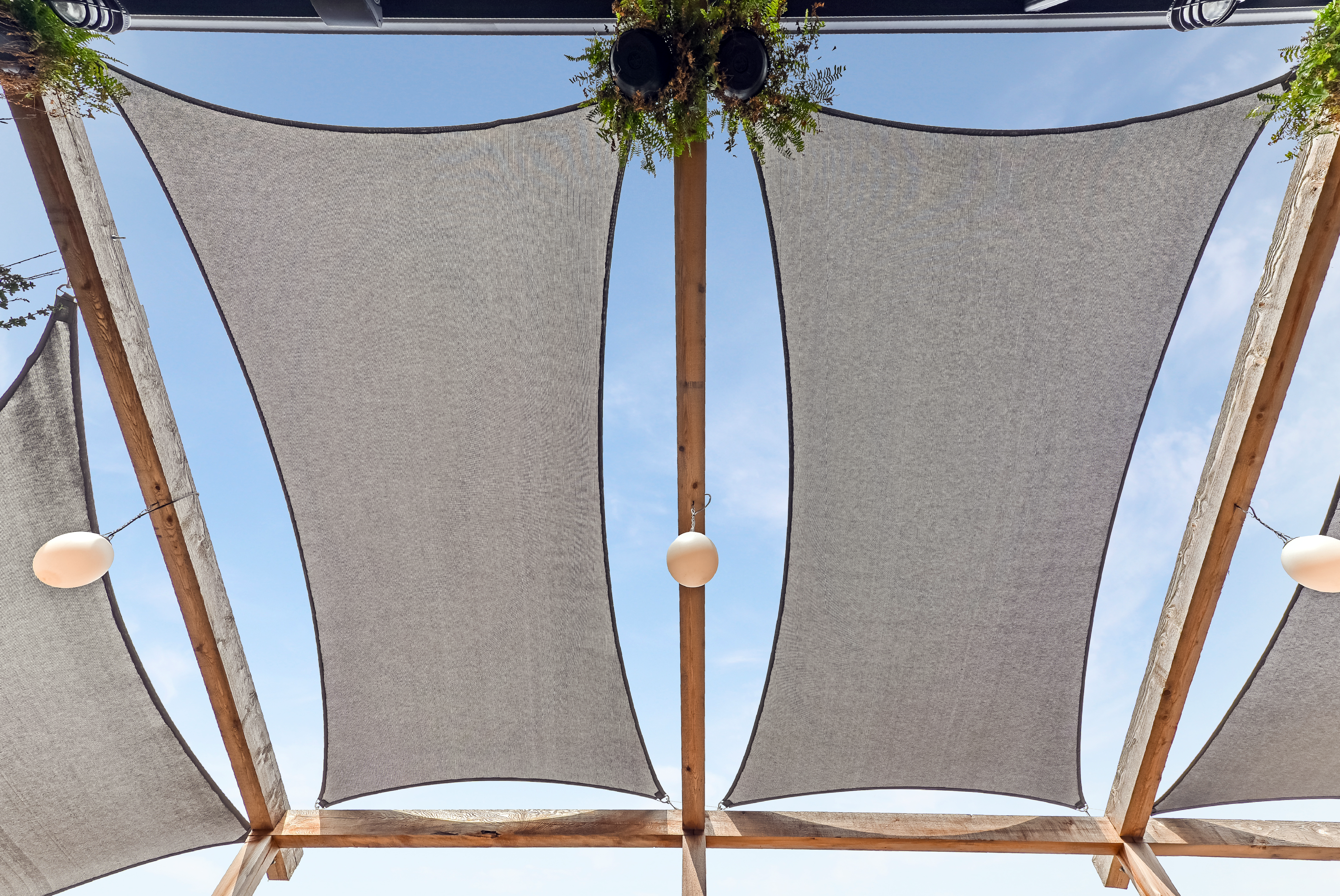 Sunbrella fabric architecture Shade view