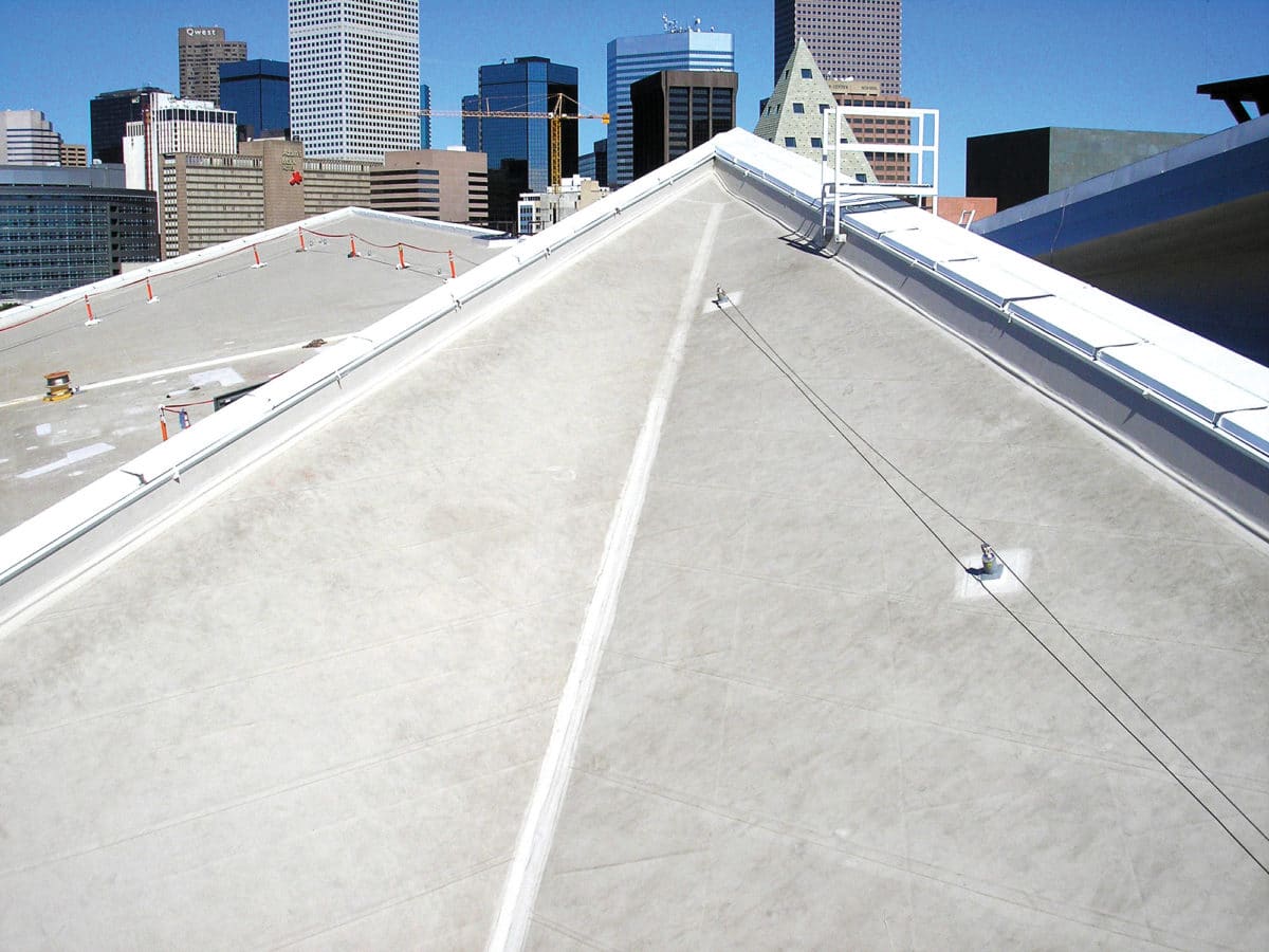 Denver Art Museum roof membrane roofing