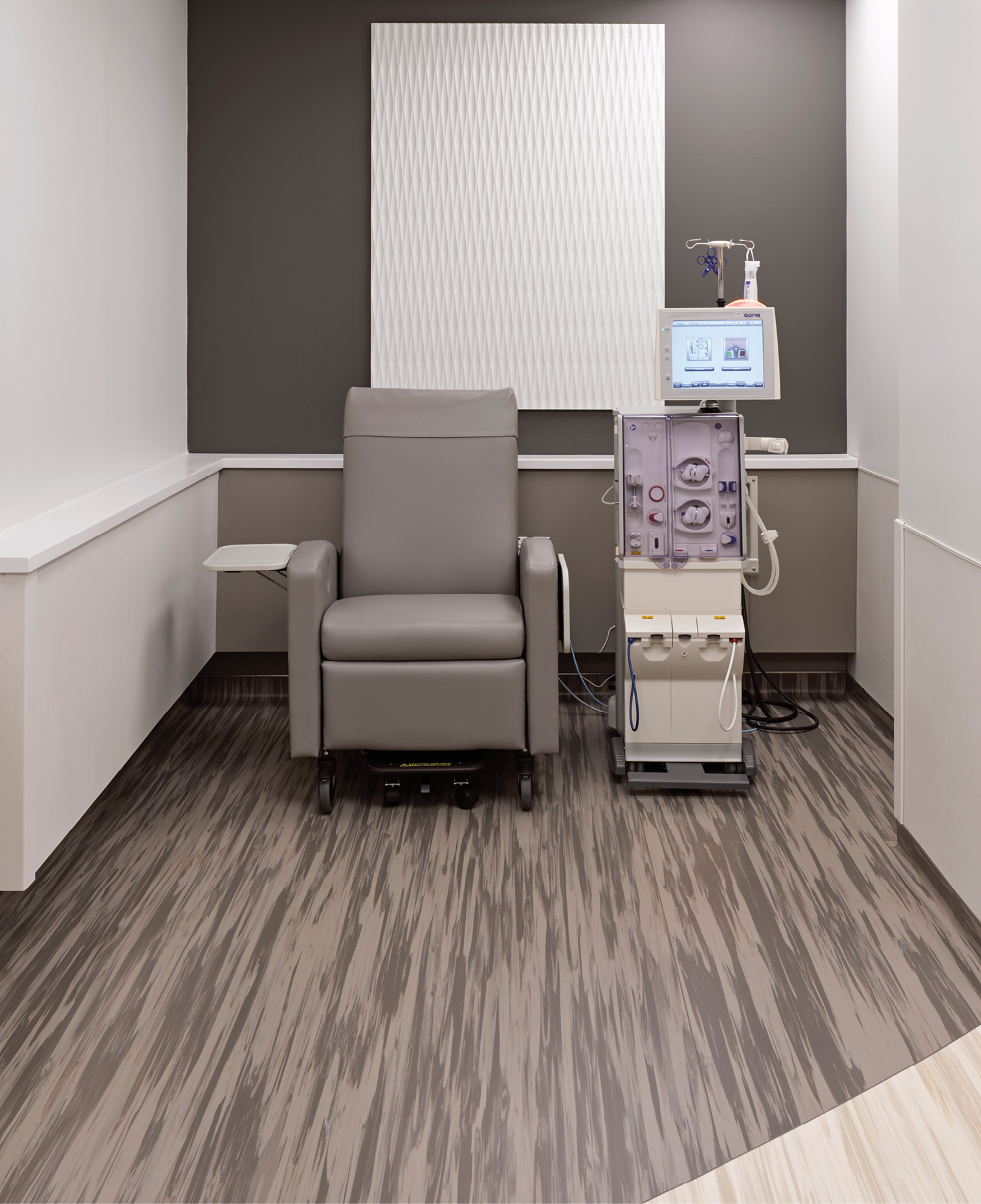 Dialysis Management Clinic Mondo Flooring Machine