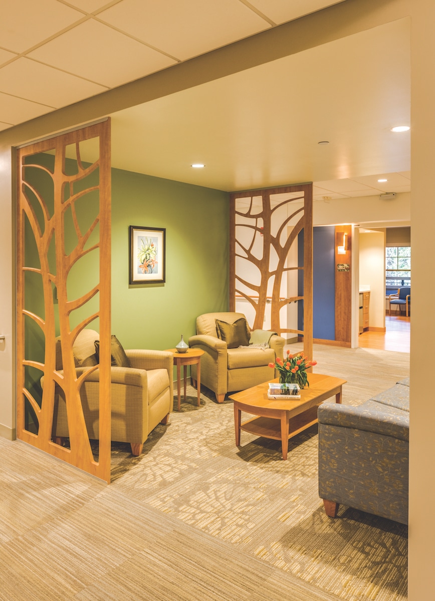Hospice Care Center Family Visitor Waiting Room