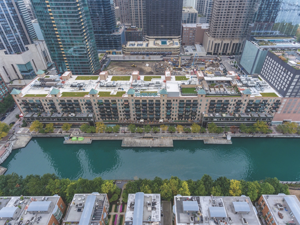 The Lofts At River East Chicago Sika Sarnafil green roof advice