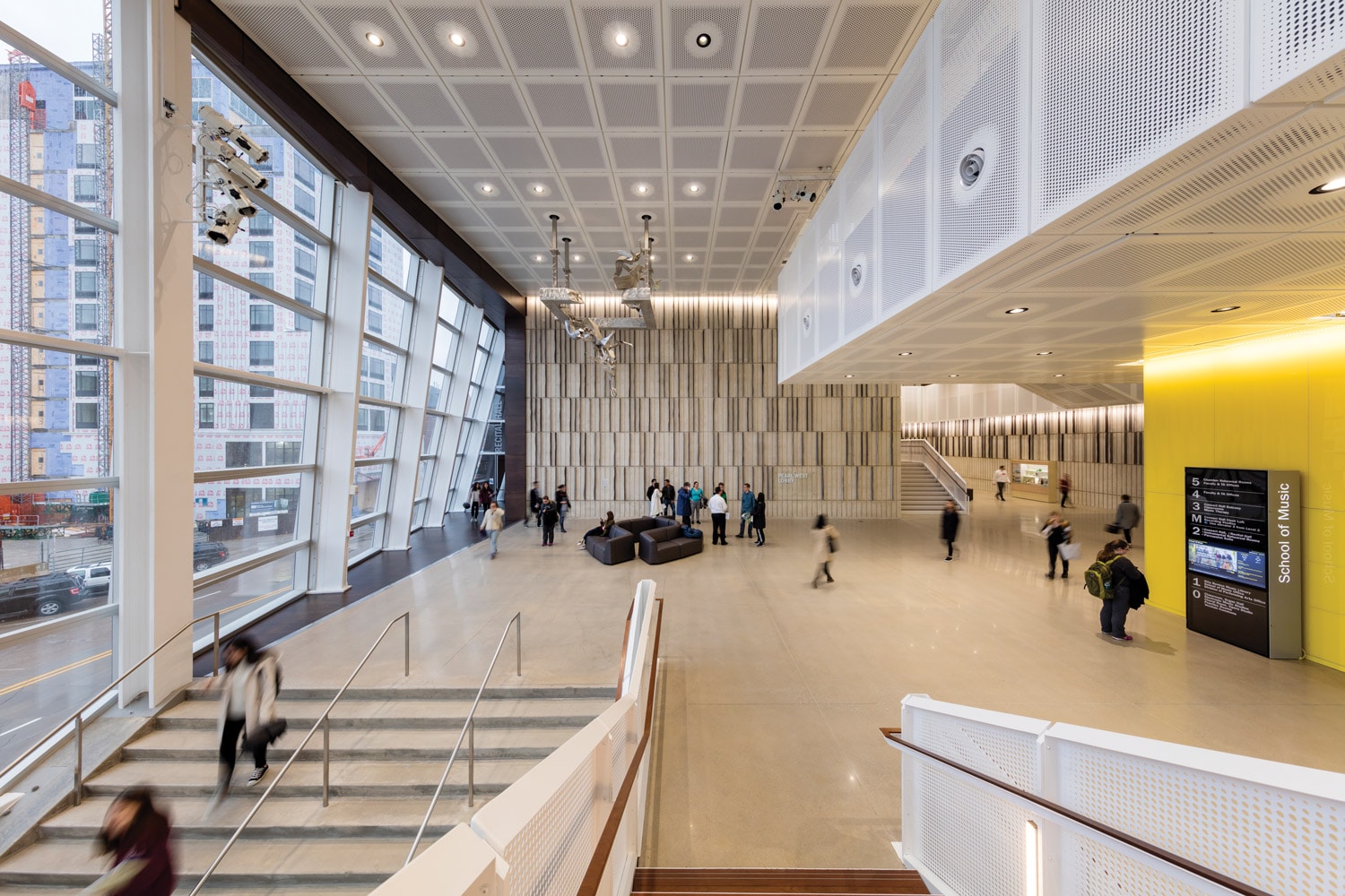Voxman Hallway Smart Buildings
