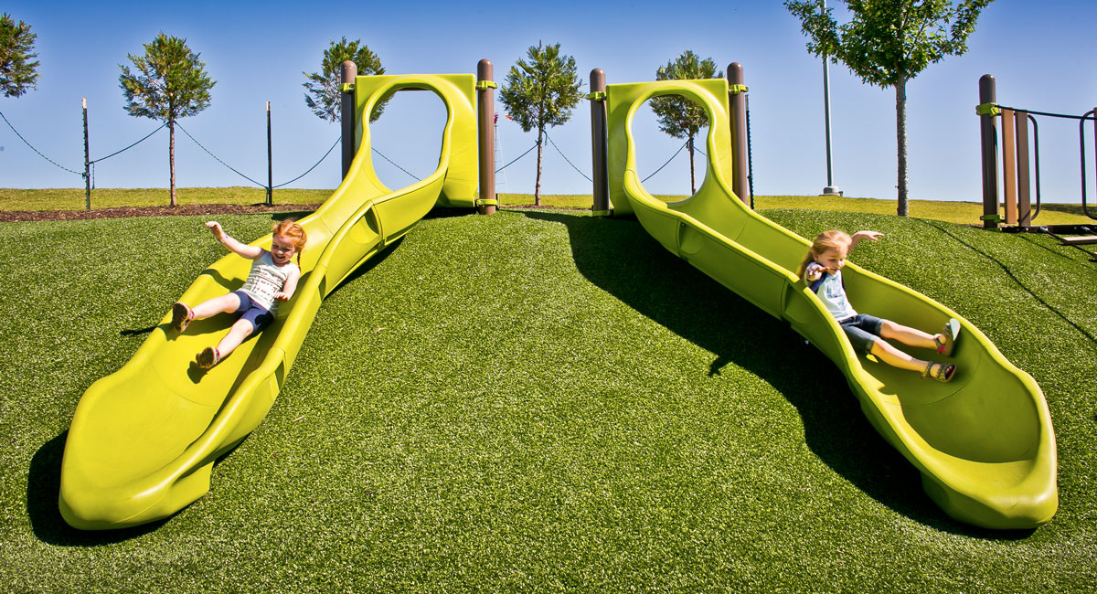 forever lawn playground slide