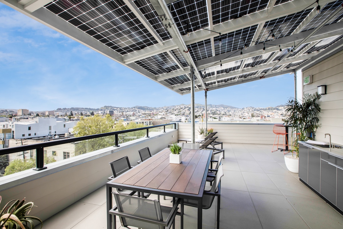 Sol Lux Alpha roof deck wetbar passive house projects