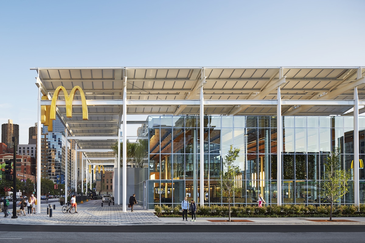This McDonald’s Restaurant in Chicago is Golden and Green