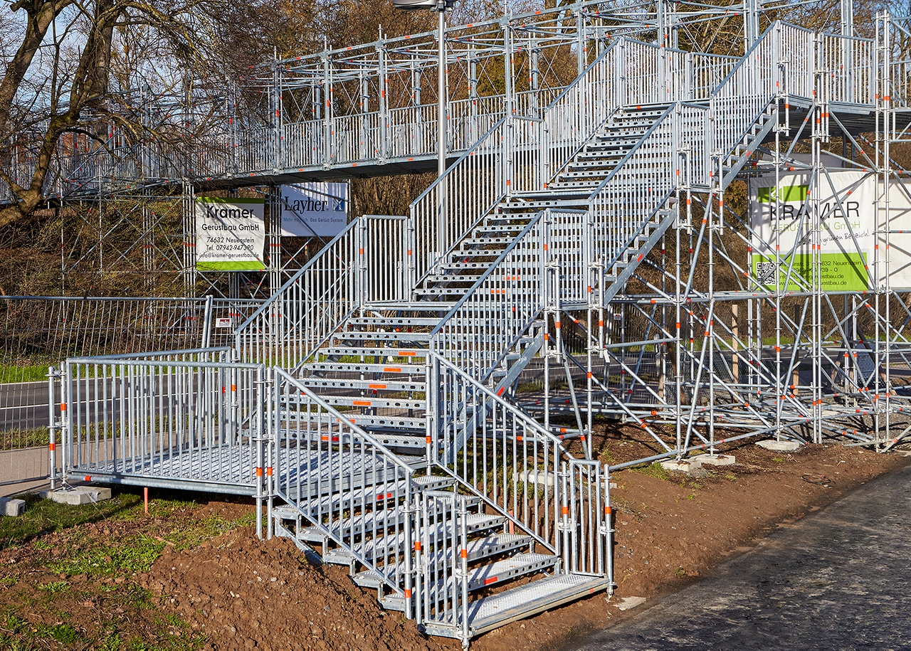 Layher’s Safer Scaffolding Systems Improve Accessibility from the Ground Up