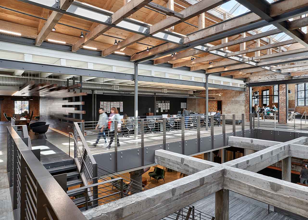 Why Do Old Industrial Sites Make Such Good New Offices?