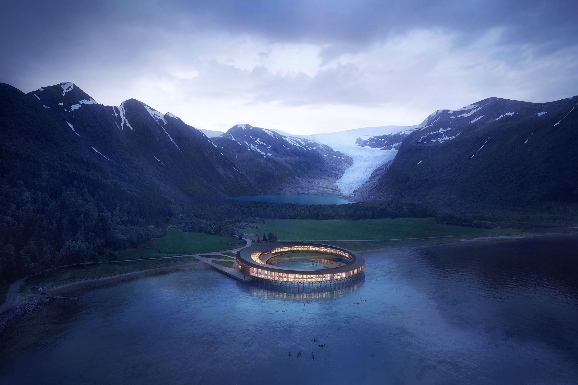 Svart is the World’s First Energy-Positive Hotel, and It’s at the Base of a Glacier