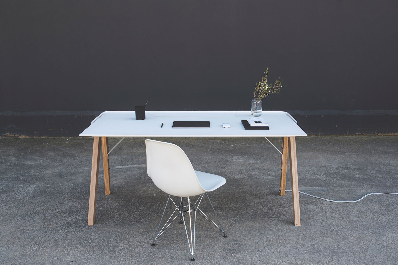 How Barcelona’s Deardesign Studio Designed the Perfect Desk from Old Train Floors