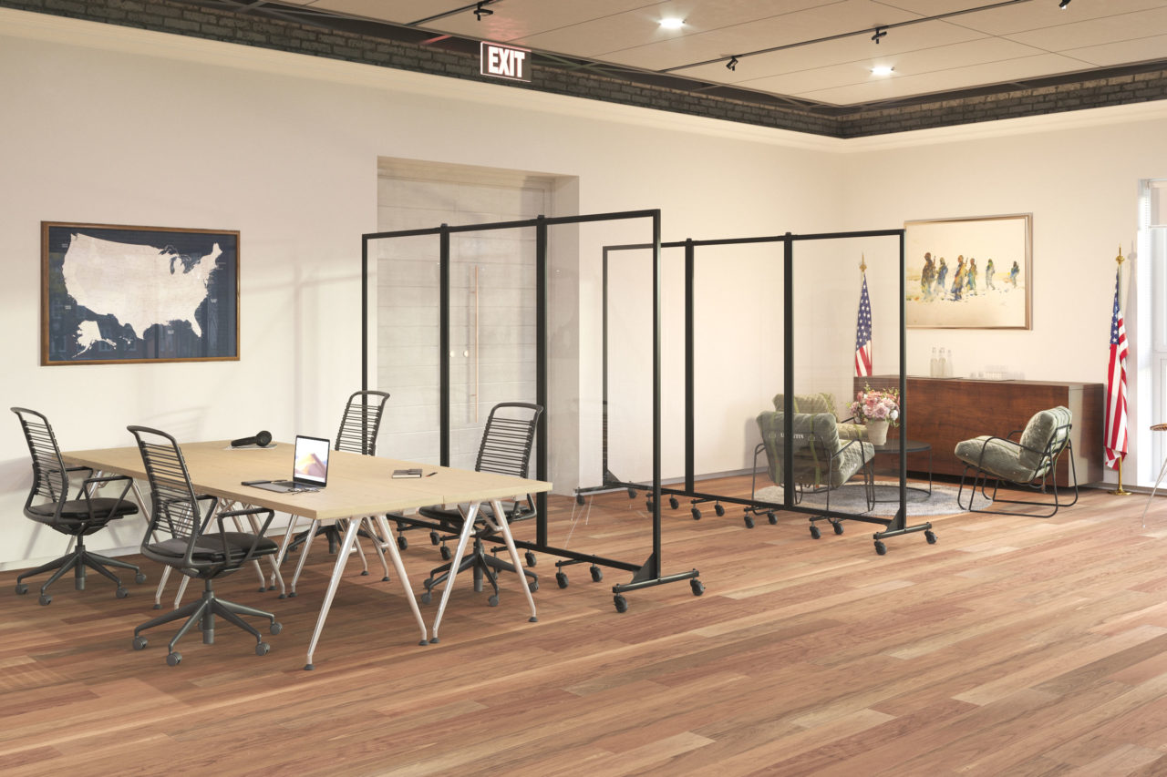 Portable Room Dividers in Multiple Styles Make Flexible Offices