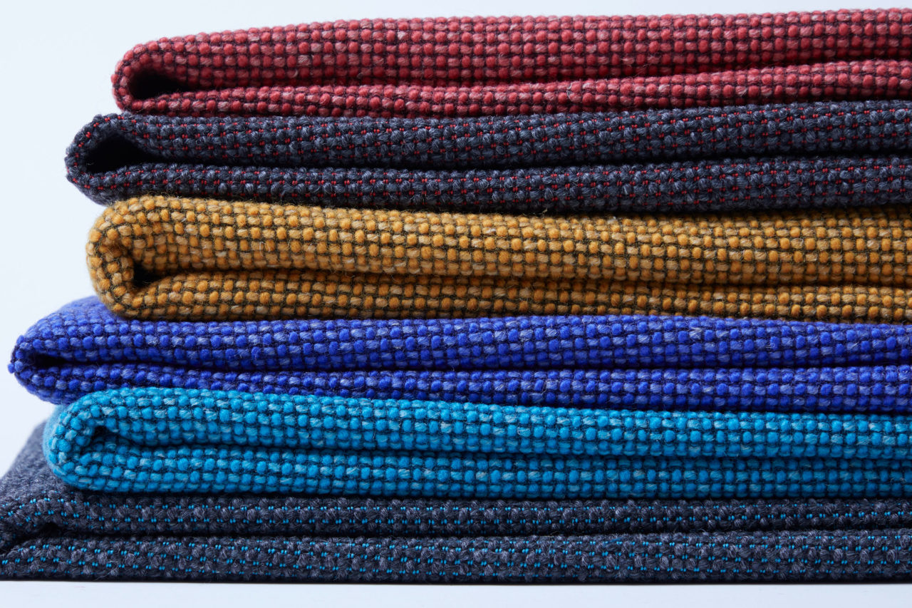 Camira's New Textured Fabric is Made of Wool and Flax gb&d