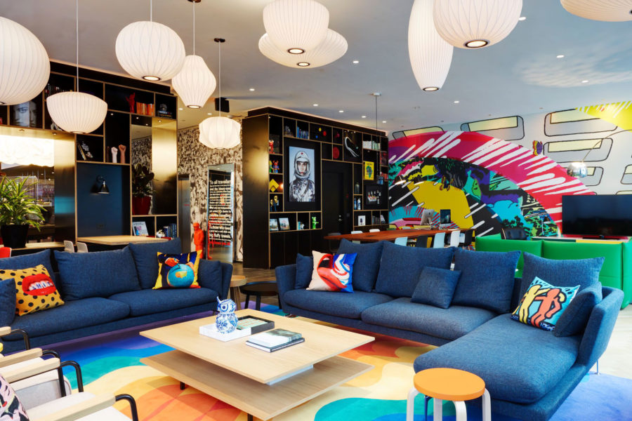 citizenm washington dc sustainable contactless hotel gbd magazine colorful buildings