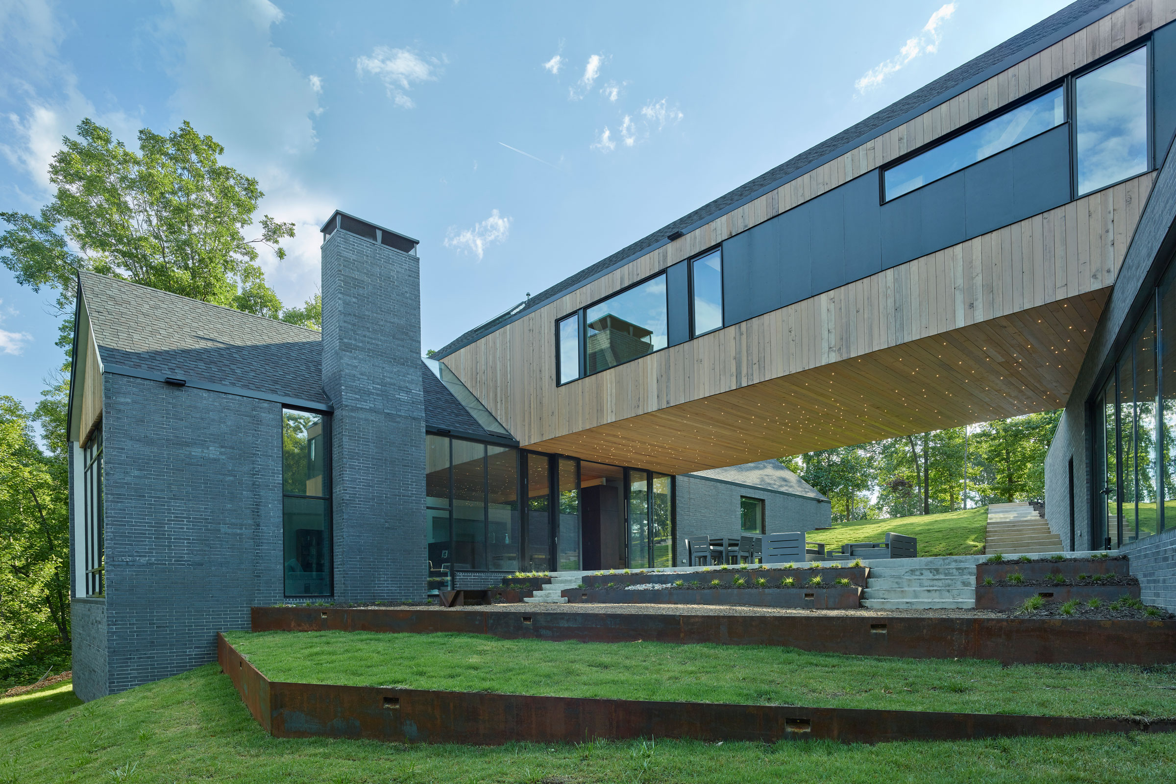 sustainable home design using brick photo by tim hursley