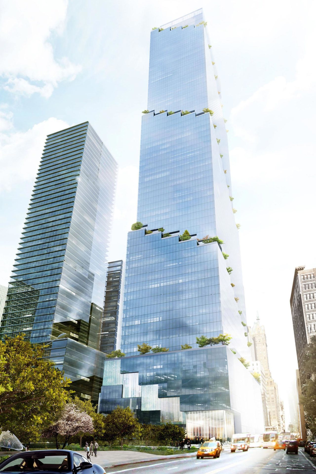 Sustainable Skyscraper Spiral Takes Form in Hudson Yards gb&d
