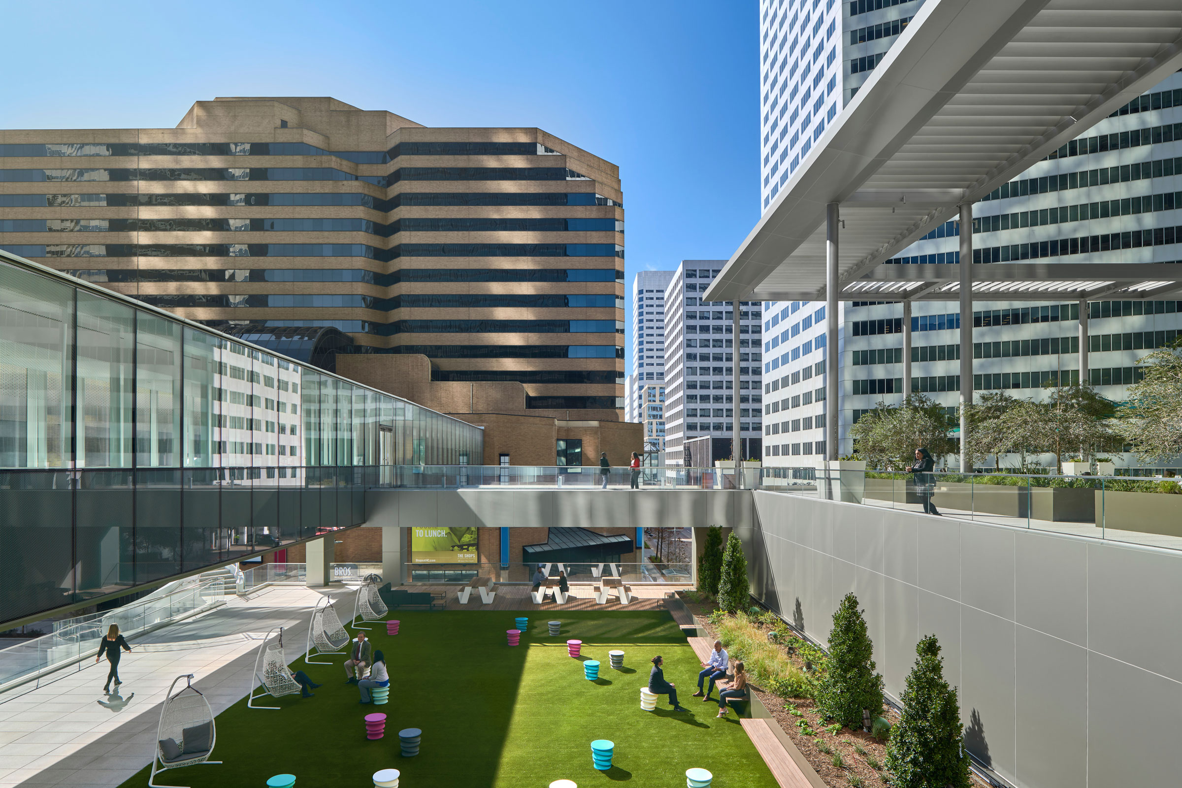 The Houston Center Drives Connection and Improves City Green Space Thanks to Gensler