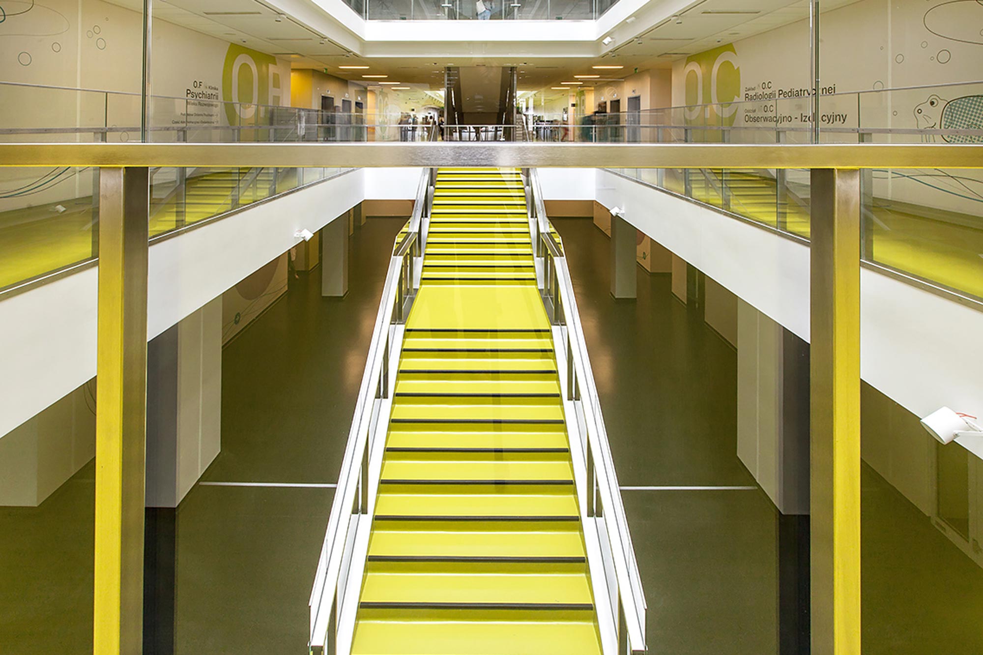 yellow stairs rubber flooring solutions mondo