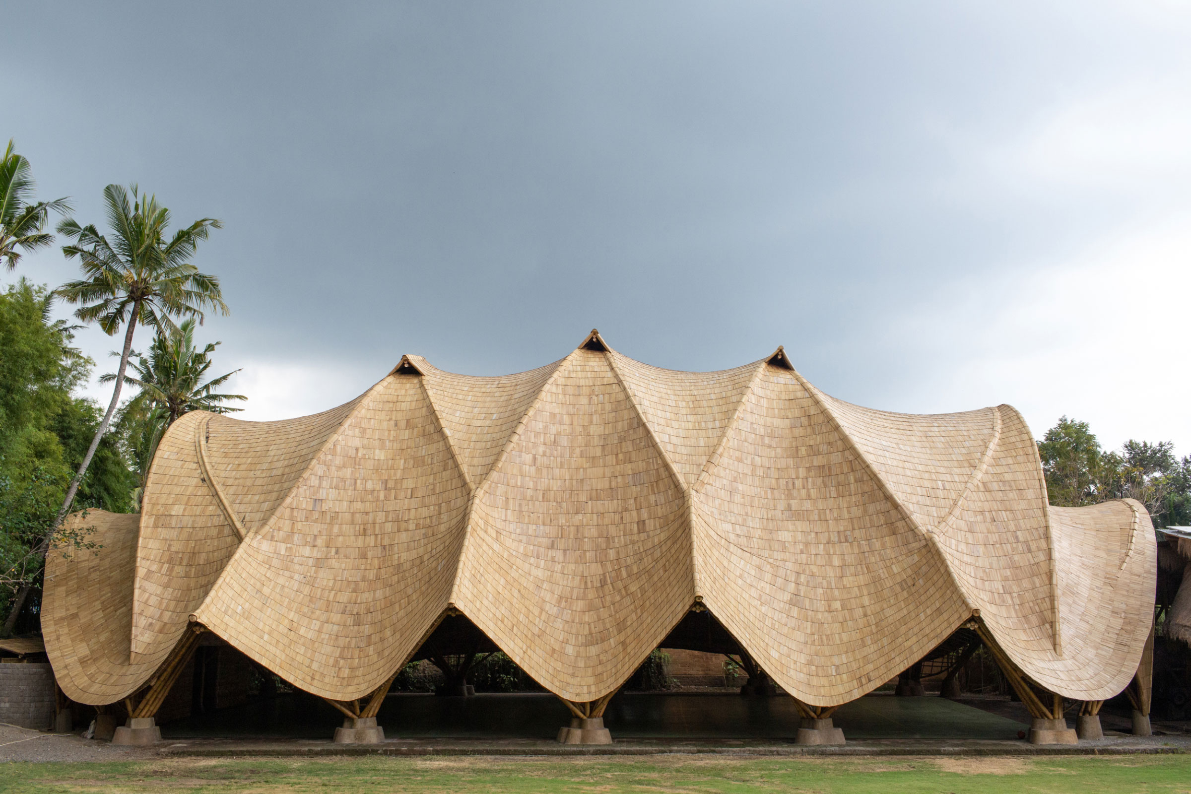 IBUKU Designed This School Facility in Bali Using Only Bamboo