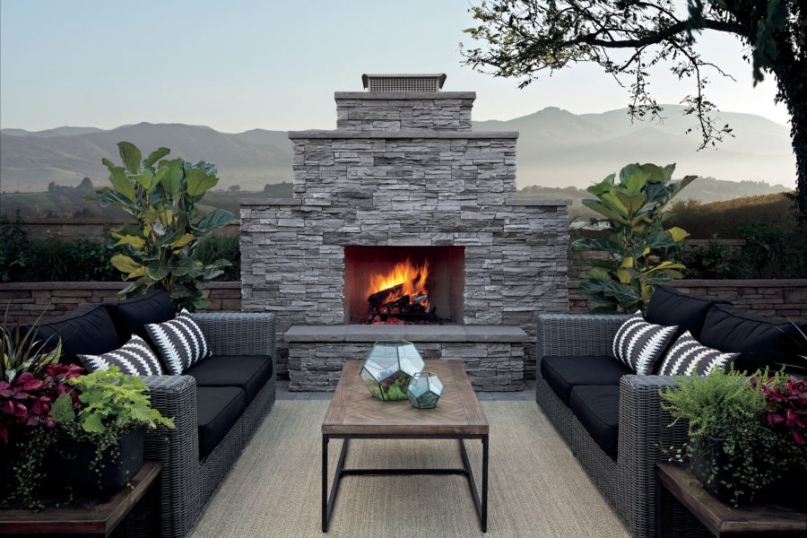 2023 IBS Kindred Outdoor Fireplace