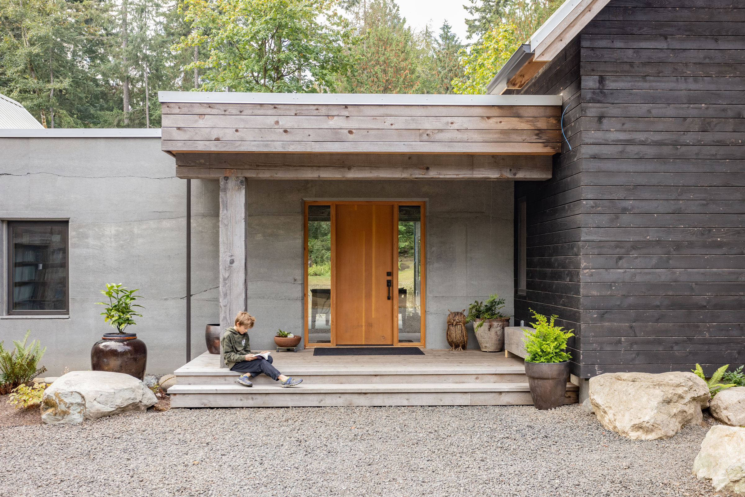 Designing the Silver Rock Living Building Home in the Pacific Northwest Forest