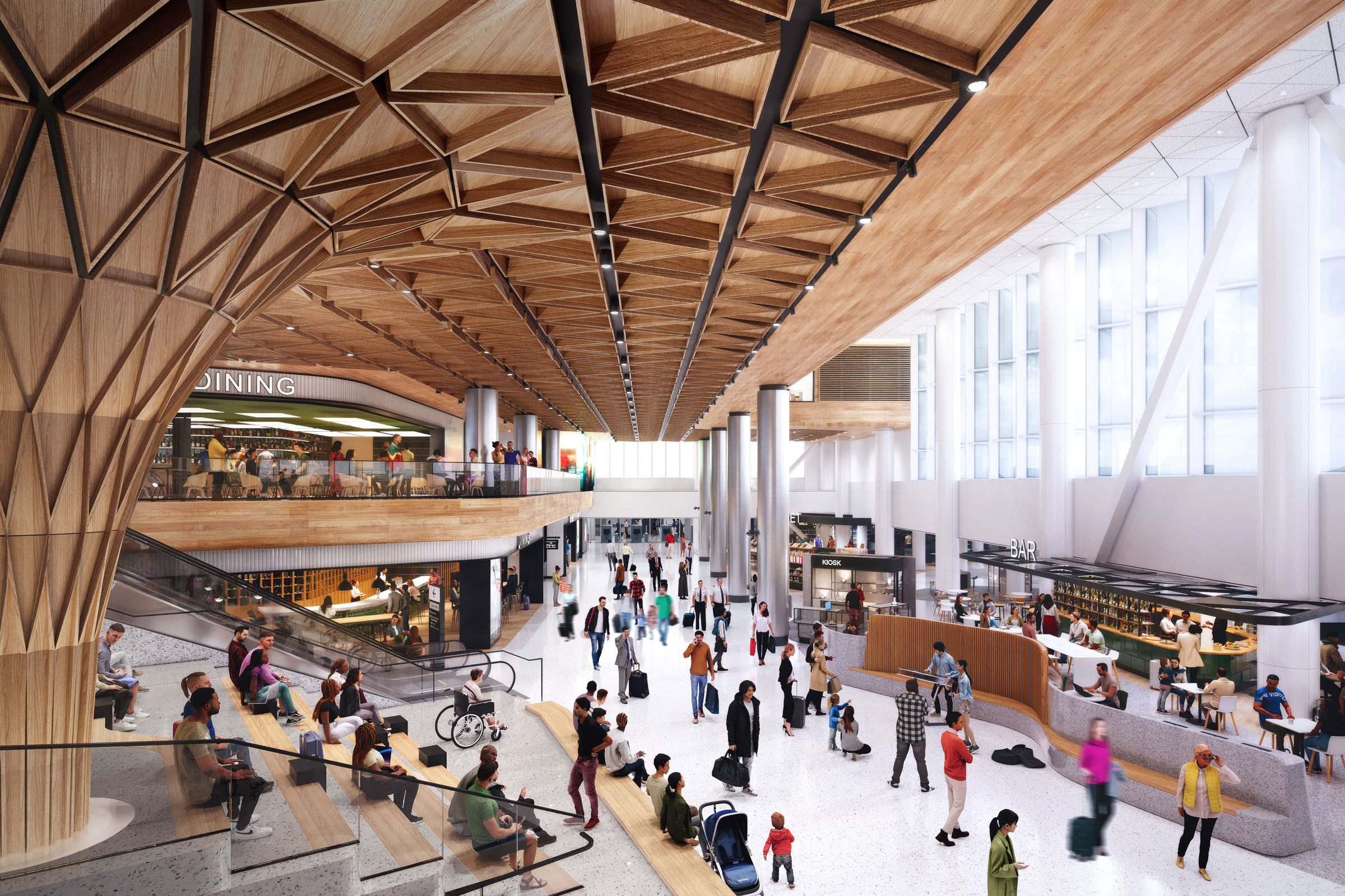 Sea-Tac C Concourse Expansion is All About Light, Air, and Nature