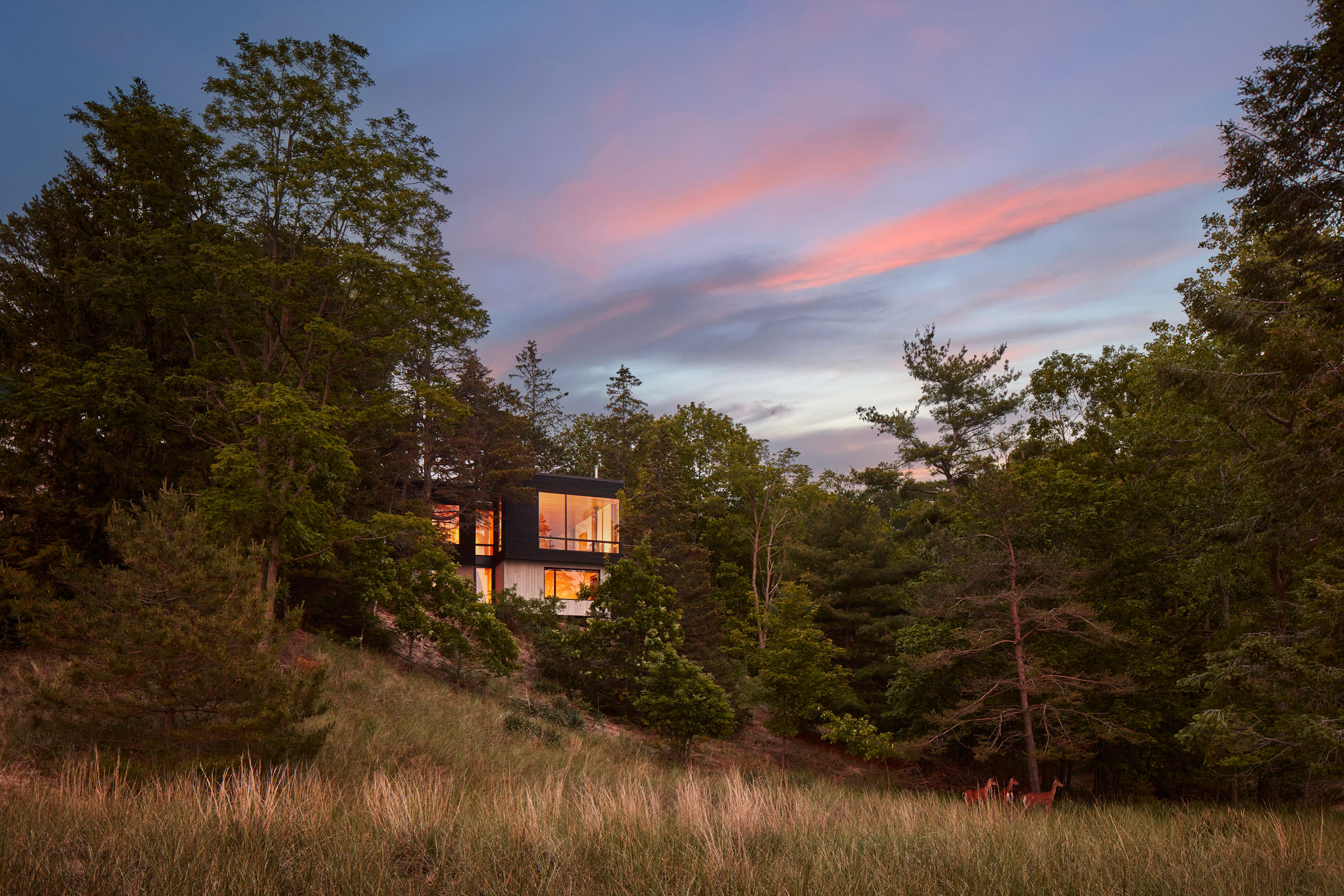 Sawyer Retreat Design is Like a Treehouse Above the Dunes