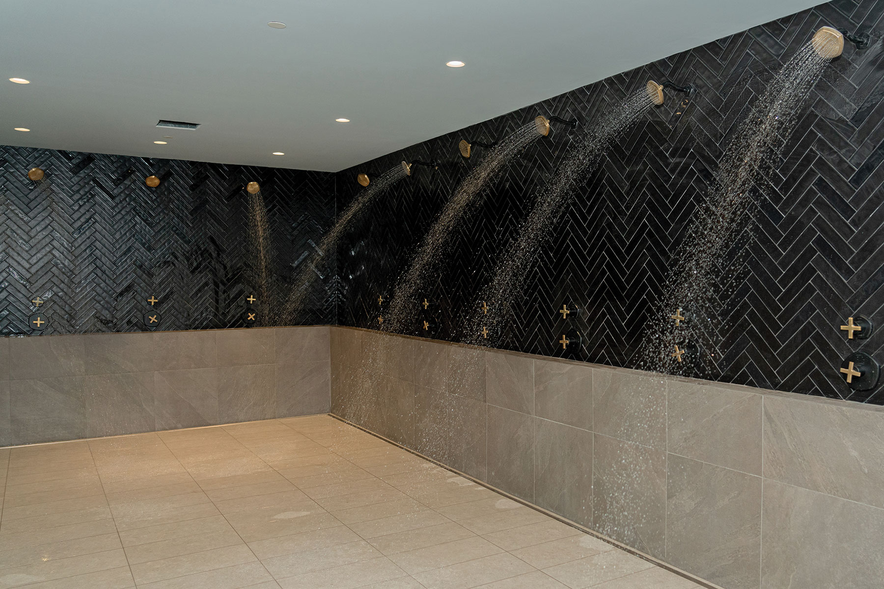 Oatey Linear Drains in New Orleans Saints’ New Locker Room Showers