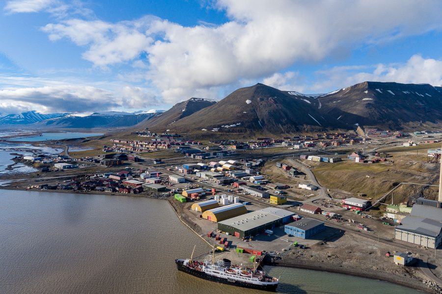 climate change svalbard aerial