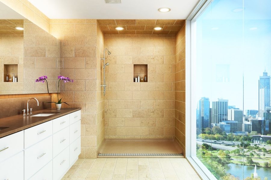 accessible-bathrooms Trench-Drain-Pan
