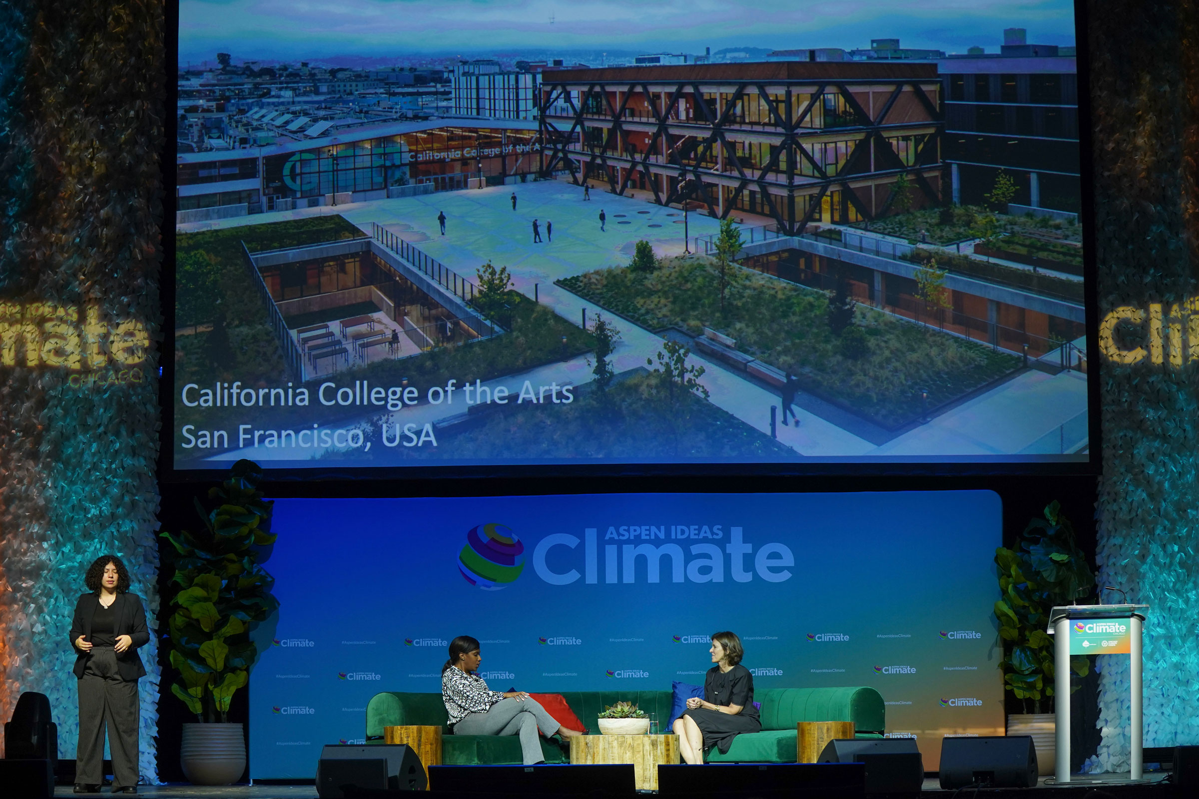 Aspen Ideas Climate Chicago Jeanne Gang stage