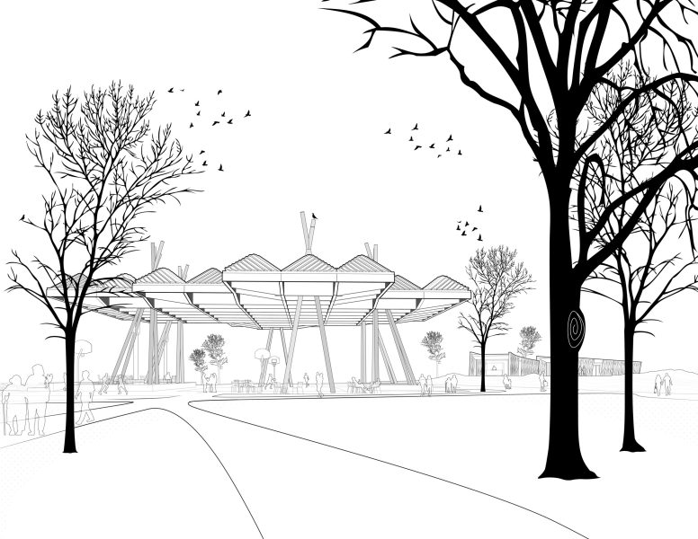 Jeanne-Gang-Design-for-Connection-TomLeePark_ElevationPerspectiveFromSouth_(c)StudioGang