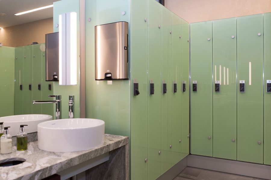 access technology spa green lockers