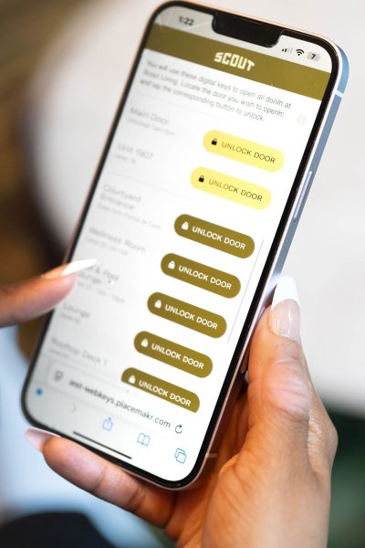 access control hospitality scout living app