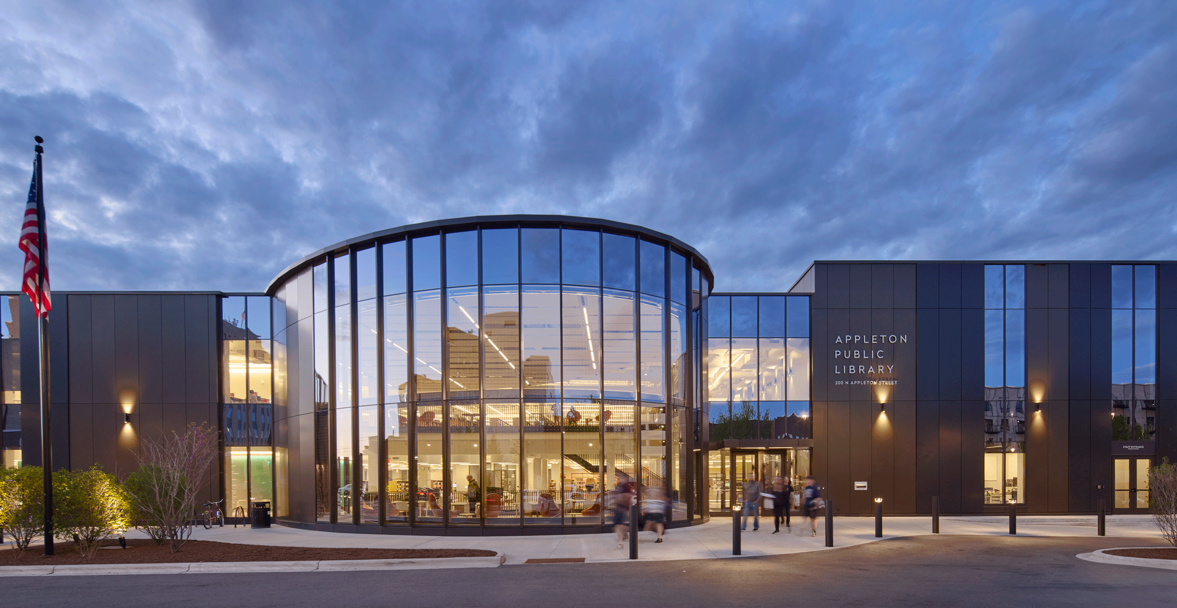Appleton Public Library Design overall facade