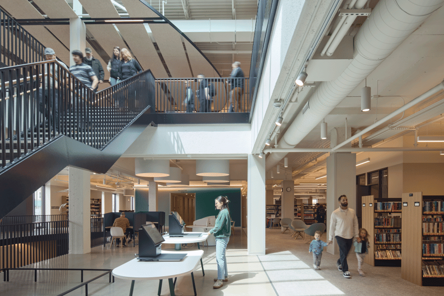 Appleton Public Library Design hvac