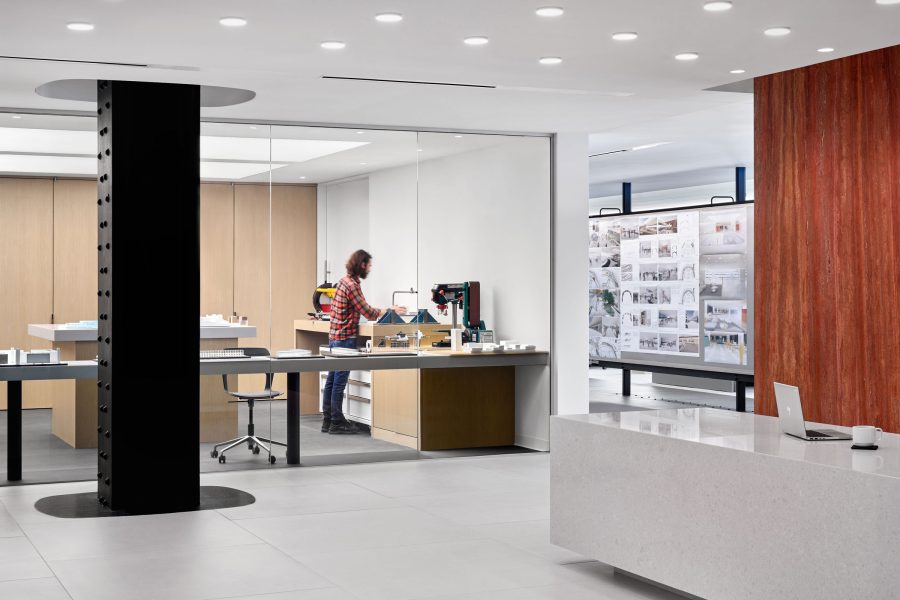 web-HOK-Chicago-Studio-Glass-Walls-with-views-into-the-Model-Shop---Garrett-Rowland-Photography