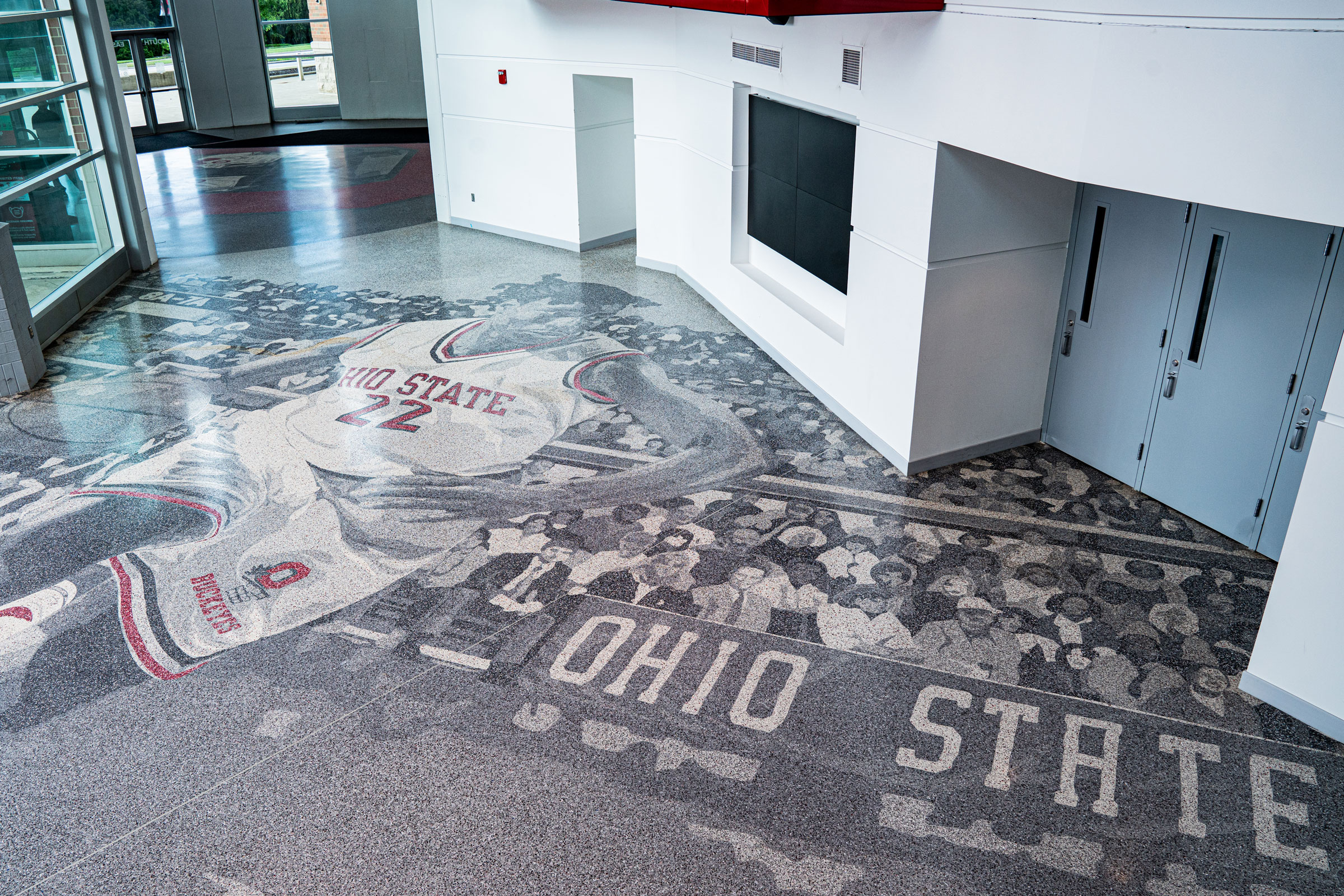 terrazzo OSU Schottenstein Center