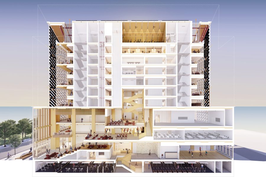 low-carbon-construction-limberlost-place-MTA_LimberlostPlace_02_EastWest-Section-1