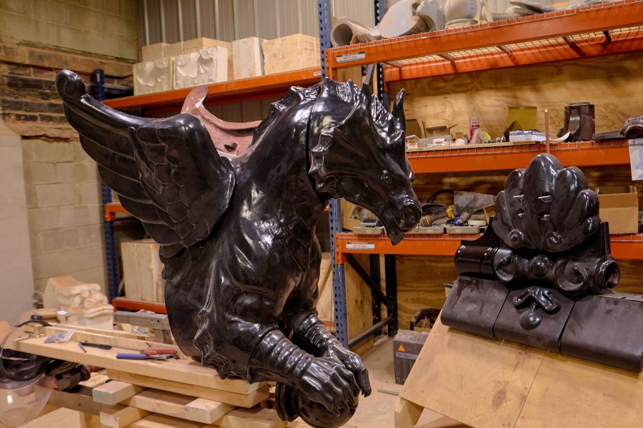 terra-cotta restoration and design hippocampus