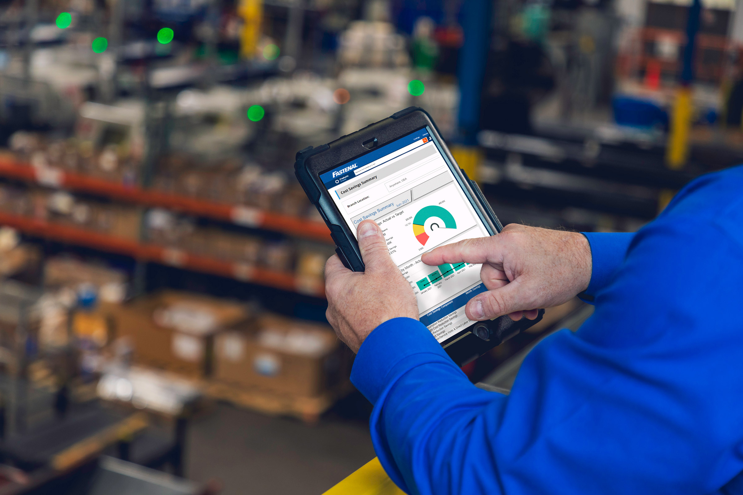supply chain construction fastenal tech