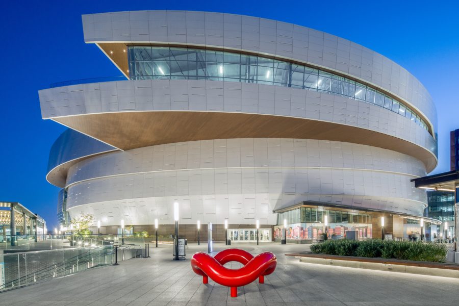 web-Coating-SelectionChase-Center-Exterior-Corner-Noguchi-Artwork_photo-credit-Jason-O'Rear-and-Chase-Center