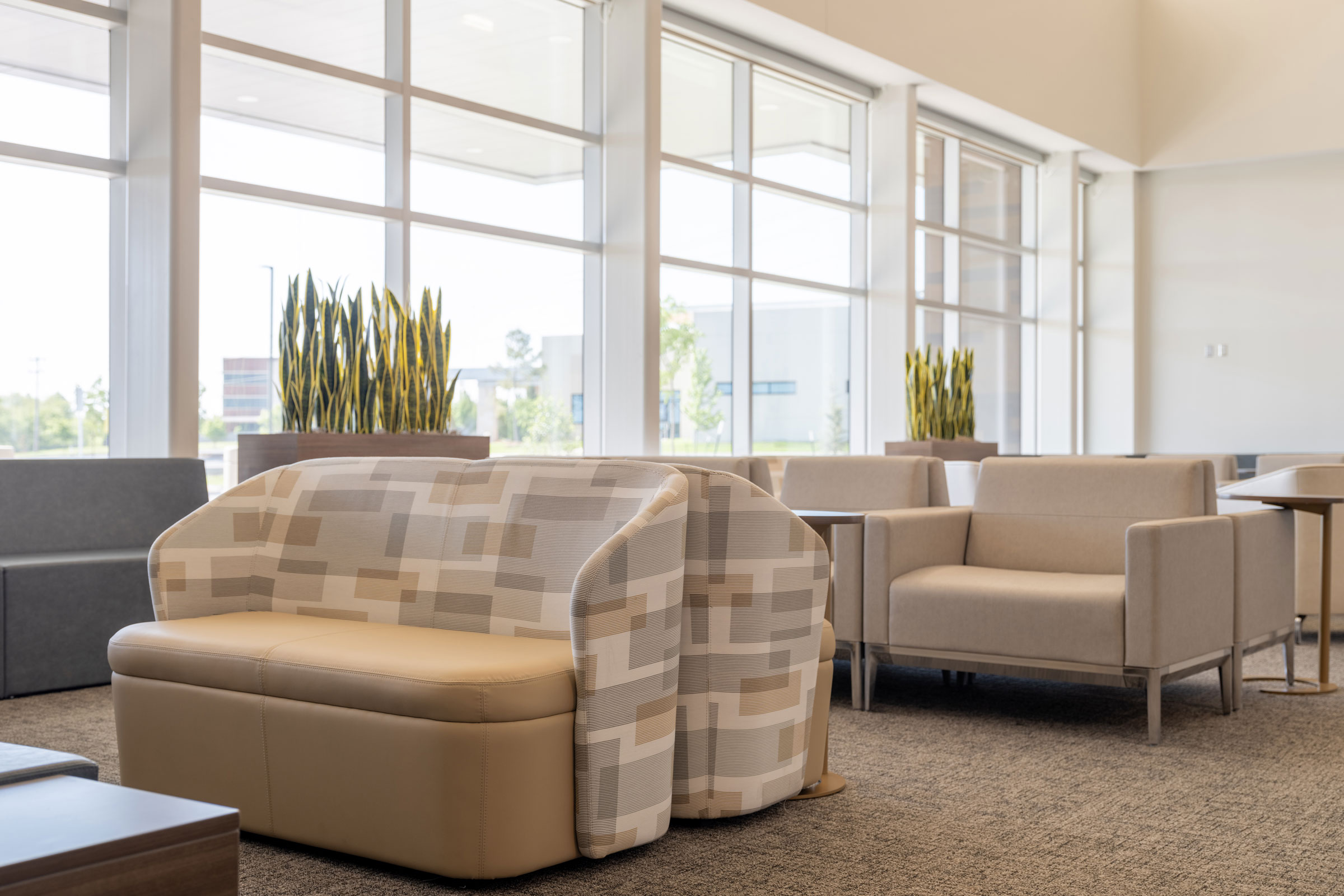 designing hopeful healthcare pallas loveseats